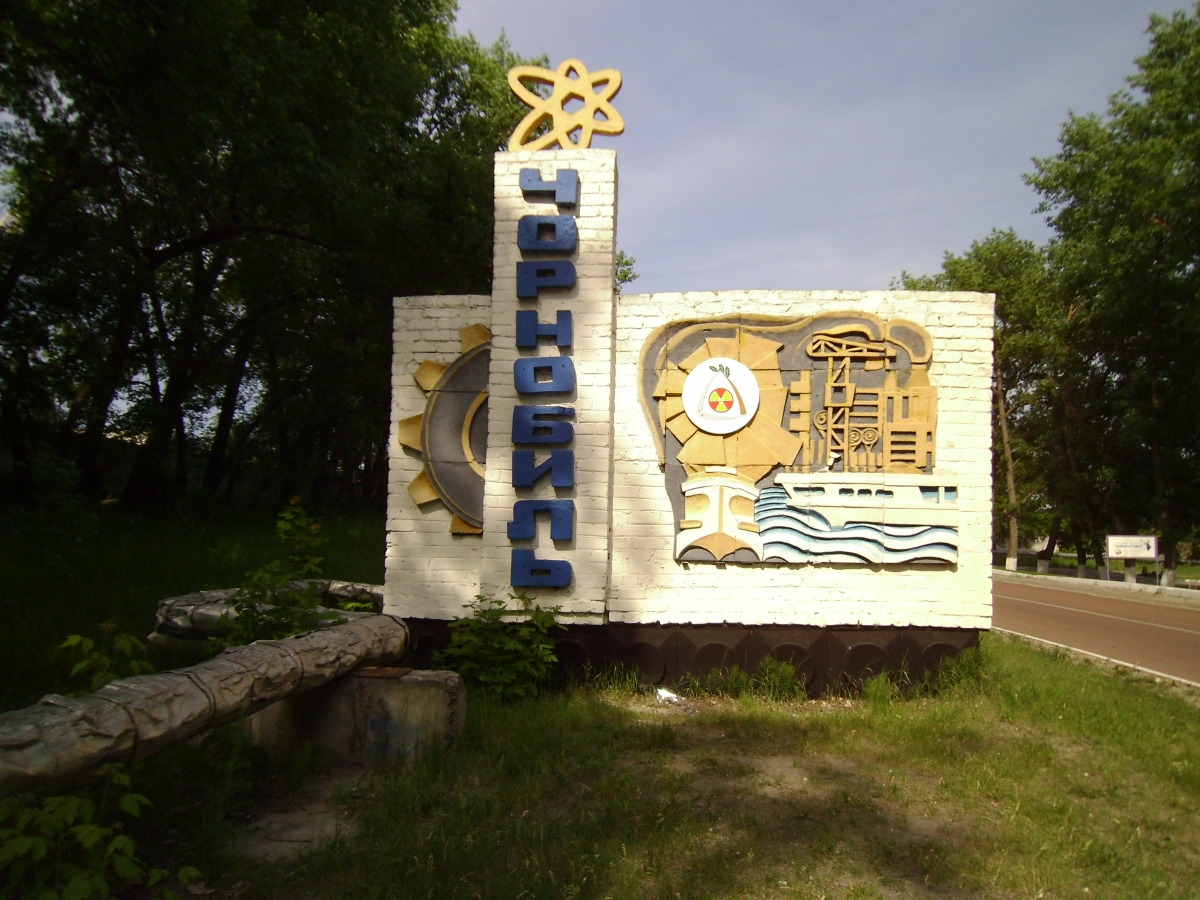 Chernobyl sign